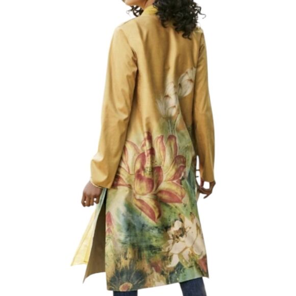Soft Surroundings Floral Print Long Duster/ Coat - Picture 1 of 6